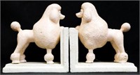 Cast Iron Pr Poodle Bookends 6"