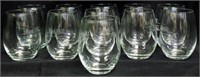 11pc Red Hill Glasses 3.5"