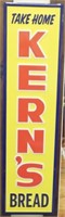 Kern's Bread Metal Sign 47.25 x 12.5