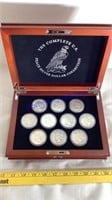 Peace Silver dollar collection, 1921- 1935 in