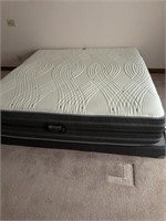 King size mattress and box spring bed & NO bedding