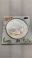 1923 B Peace dollar