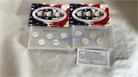 2000 & 2001 Platinum Edition State quarter proof