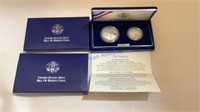 1993 Bill of Rights coin set, silver dollar $
