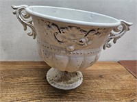 METAL Rustic Styled Planter@11Ax15.75Wx10.75inH