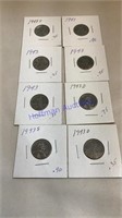 8- 1943 Lincoln pennies