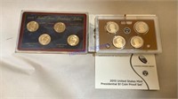 2009 & 2015 Presidential $1.00 proof sets