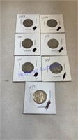 7- Buffalo nickels