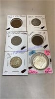 6 Rare Foreign coins