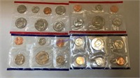 4 Mint sets, 1981, 87, 87, &88