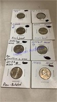 8- Collectible Jefferson nickels