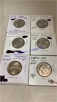 6 Collectible Quarters, State & series