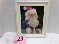 FRAMED SANTA PRINT