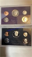 2 US Proof coin sets, 1983 & 1986