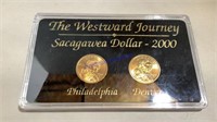 2000 Westward Journey Sacagawea dollars, mint set