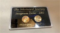 2002 Westward Journey Sacagawea dollars, mint set