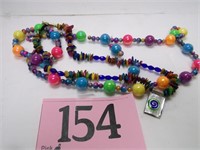 MULTI COLORED BEADED NECKLACE