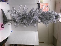 SILVER TABLETOP CHRISTMAS TREE