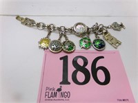 WATCH BRACELET W/CHARMS