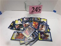 LOT OF NASCAR TRADING CARDS IN DISH