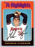 1975 Topps Baseball #5 Highlights Ryan