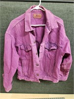 Levis Pink Jean Jacket Size L