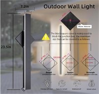 2-Packs Outdoor RGB Wall Light: 28W. Sealed!