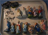 Paper Mache Nativity Figures
