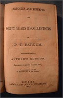 P. T. Barnum Struggles & Triumphs Book