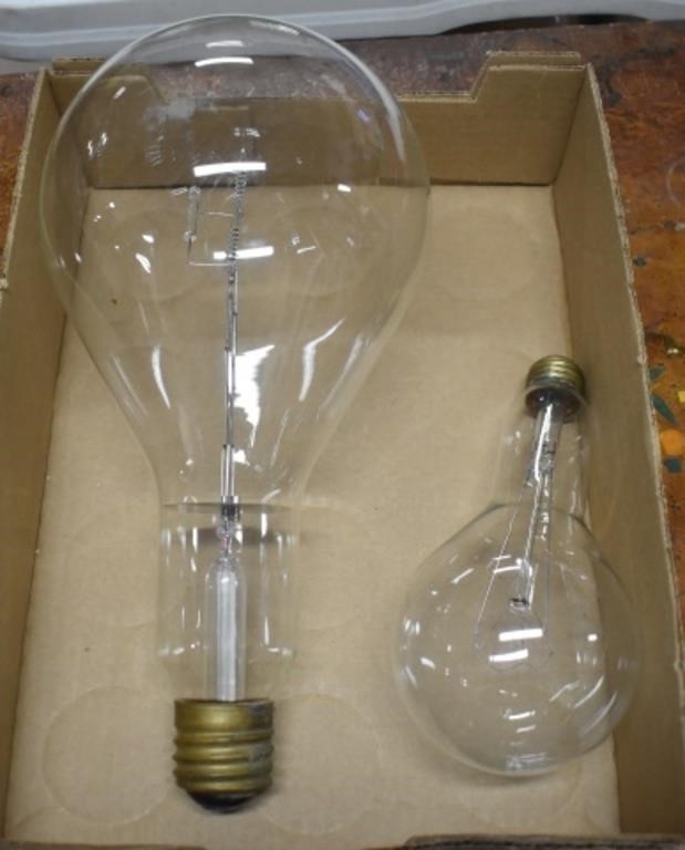 Two Early Light Bulbs
