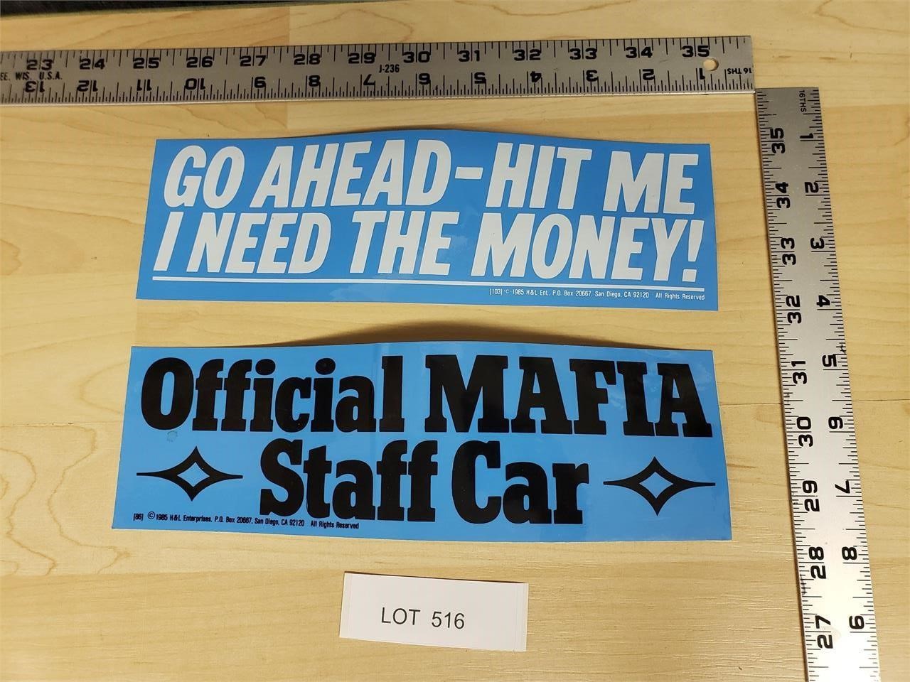 Go Ahead-Hit Me I Need THe Money & Official Mafia