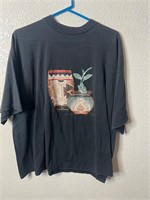 Vintage Southwest Pottery Native American Shirt