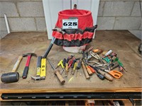tool bucket & tools