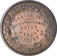 1834 LONDON COIN DEALER TOKEN