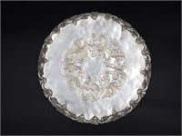 Vigueras Sterling Silver Tray. 20th century. Hand