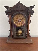 Antique E. Ingraham & Co. Pendulum Mantel Clock