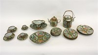 (29) pieces of Rose Medallion porcelain, late