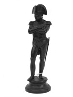 Bronze figure of Napoleon Bonaparte. Late 19th