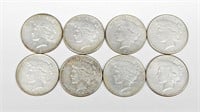 8 BETTER DATE PEACE DOLLARS - 1926 to 1928-S