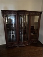 Large Bookshelf with Glass Doors