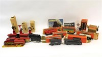 (9) piece Toy Train lot. To include Lionel train