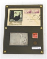 V.D. Brenner - 1905 James McNeill Whistler plaque