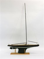 Pond model, early 19th century handmade with