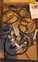 LOT METAL ROUND CLAMPS