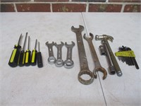 Wrenches & Screwdriver Lot