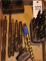 LOT ASSORTED SIZE DRILL BITS