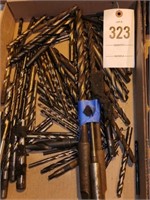 LOT VARIOUS SIZE DRILL BITS