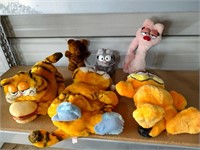6 Garfield and Friends Plush