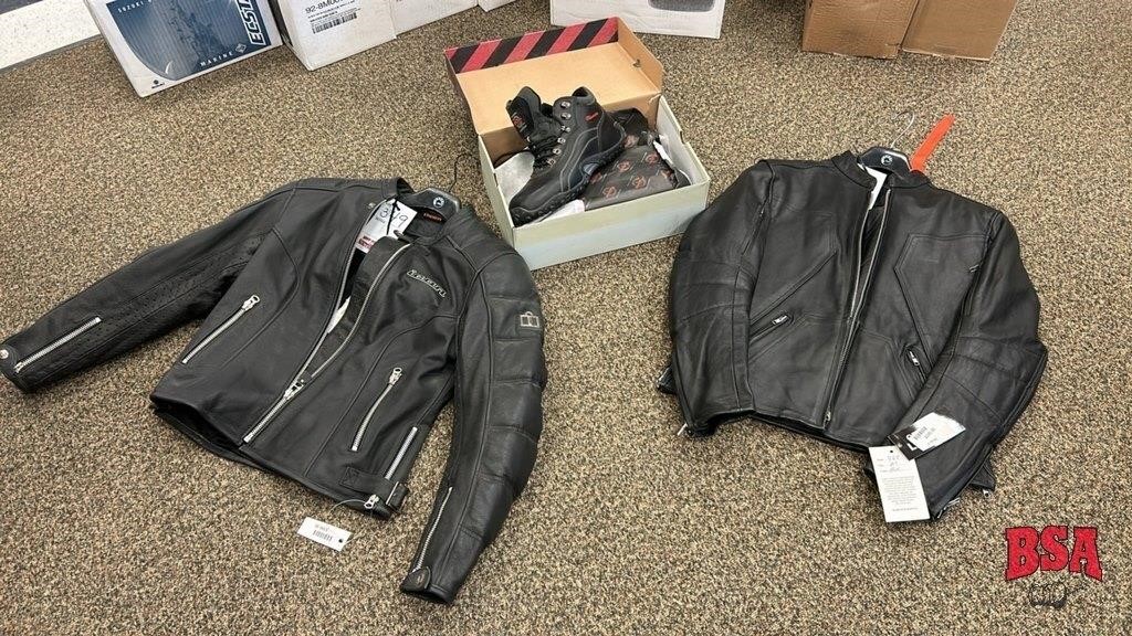 2 Leather Jackets, 1 large, 1 medium