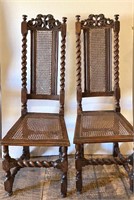 PAIR OF ANTIQUE JACOBEAN CHAIRS